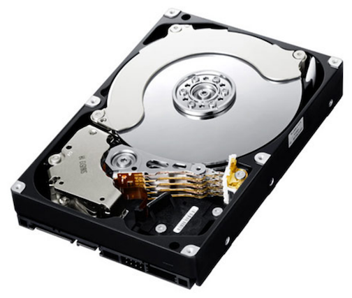 hard drive interior